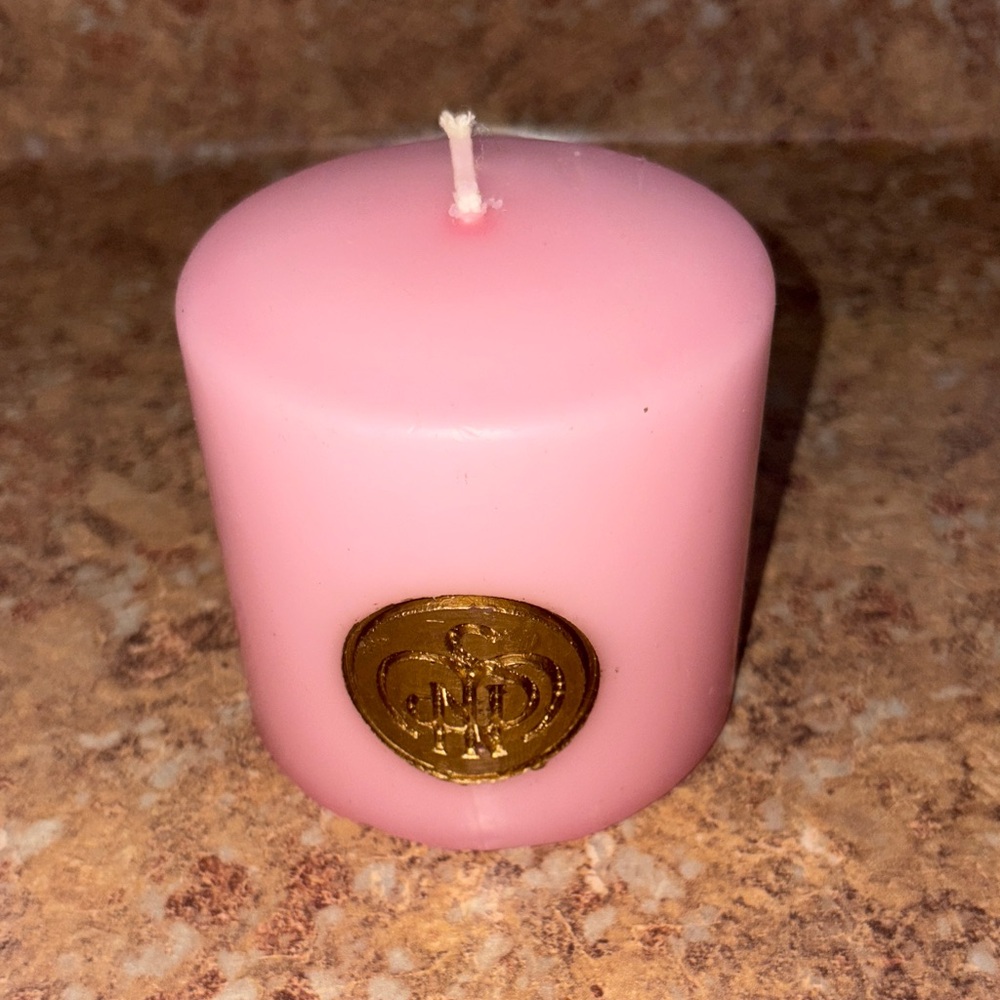 Pink Scented Candle by